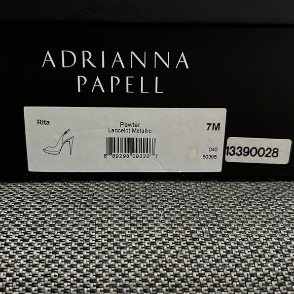 Adrianna Papell Pewter Lancelot Metallic Pumps - Picture 2 of 4